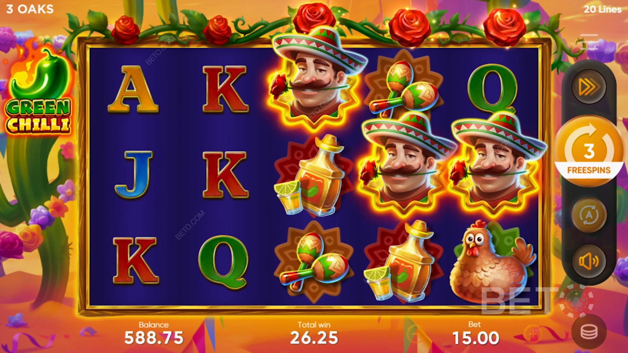 Green Chilli BETO Slots tarafından incelendi