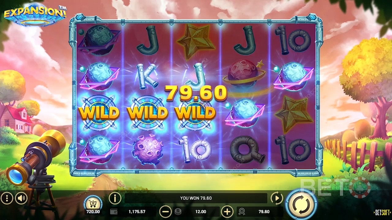Expansion! online slotunda wild semboller kolay kazanç sağlıyor