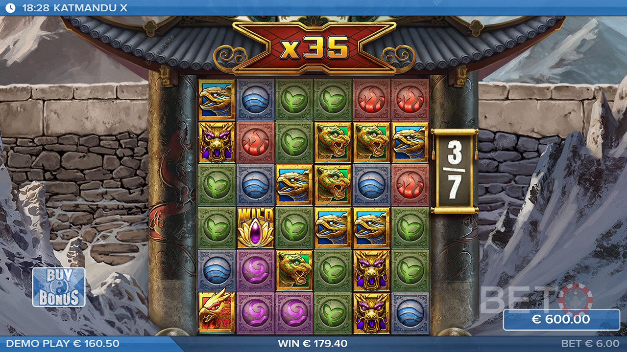 Katmandu X Slot oyununda bahsinizin 25.000 katını kazanın!