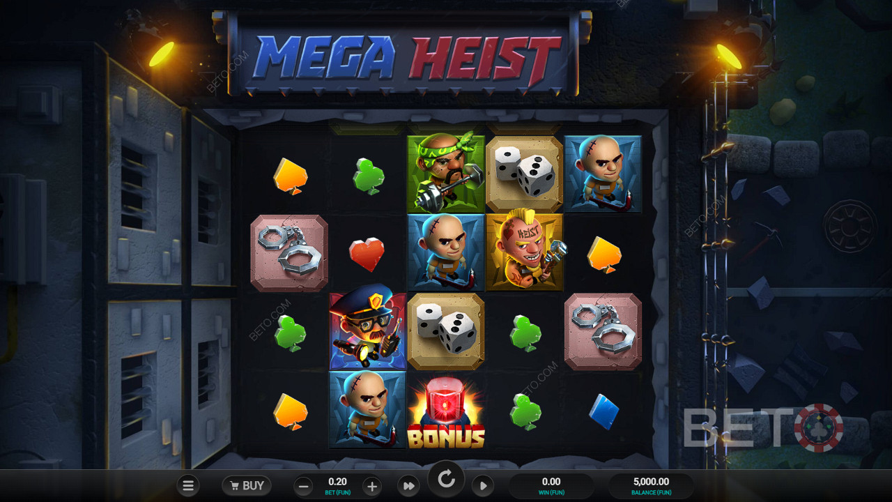 BETO Slots tarafından Mega Heist İncelemesi