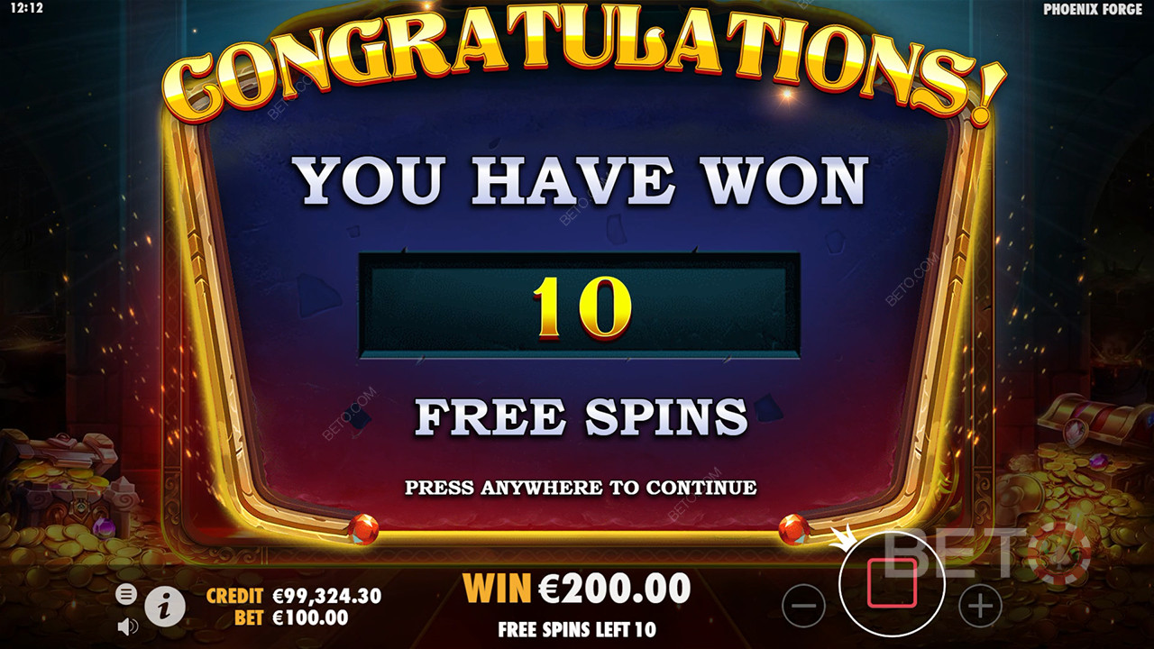 Phoenix Forge Video Slotunda bahsinizin 5.000 katını kazanın!