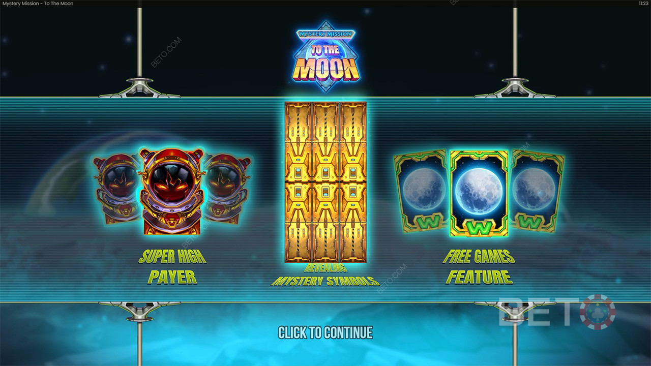 Mystery Mission to the Moon Video Slot için Karar