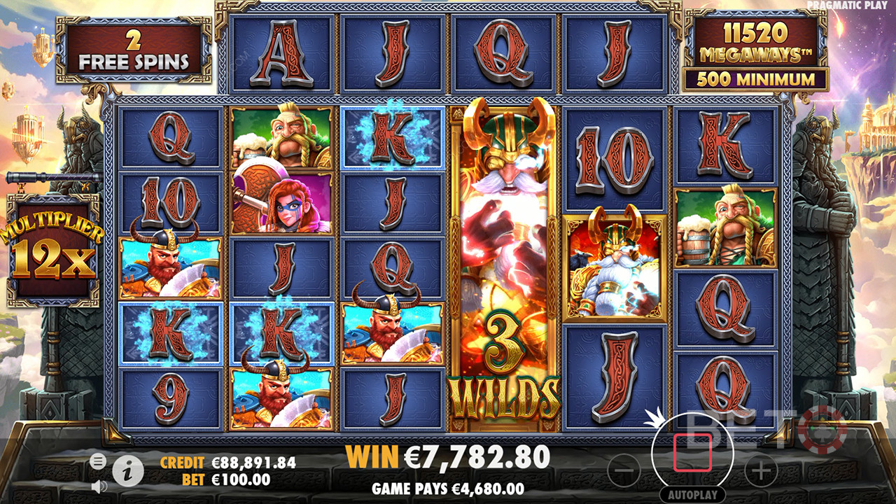 Fury of Odin Megaways Online Slot oyununda bahsinizin 15.000 katını kazanın!