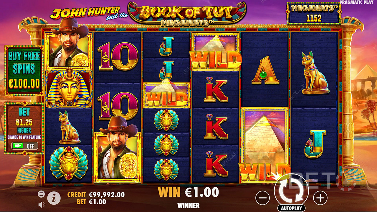 Book of Tut Megaways  Ücretsiz Oyna