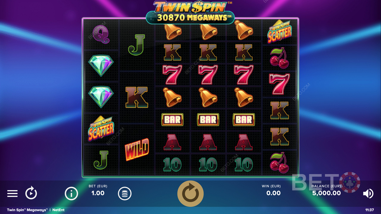 Twin Spin Megaways Ücretsiz Oyna