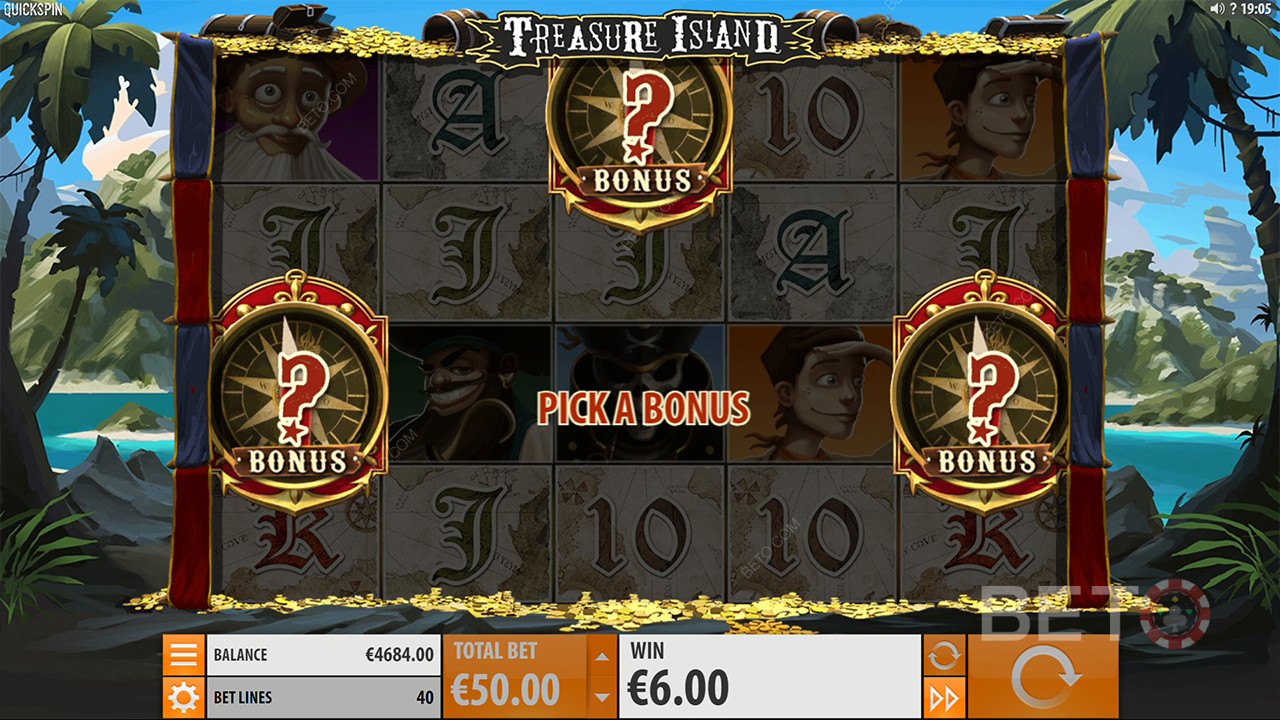 BETO Slots tarafından Treasure Island İncelemesi