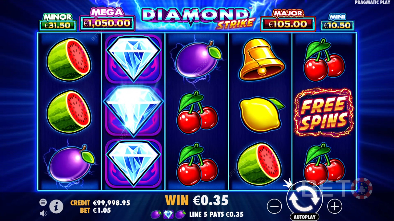 Bonus Özellikler Diamond Strike tarafından açıklanmıştır Pragmatic Play