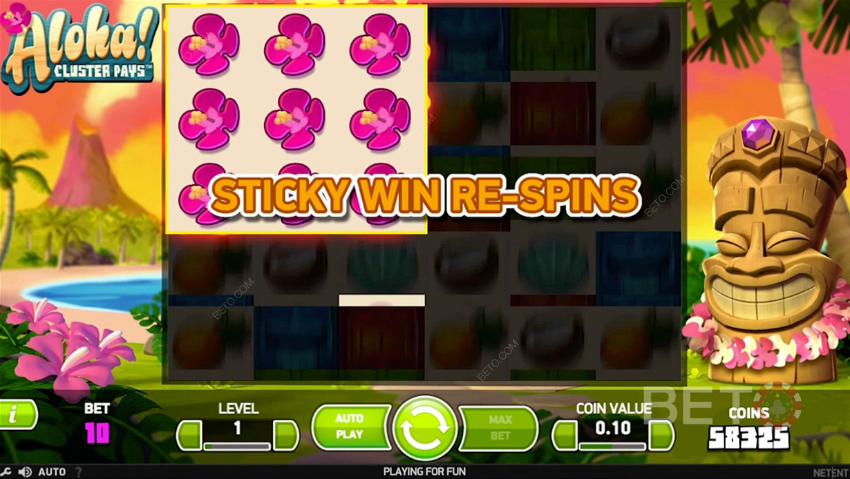 Sticky Ücretsiz Döndürme Kazanın