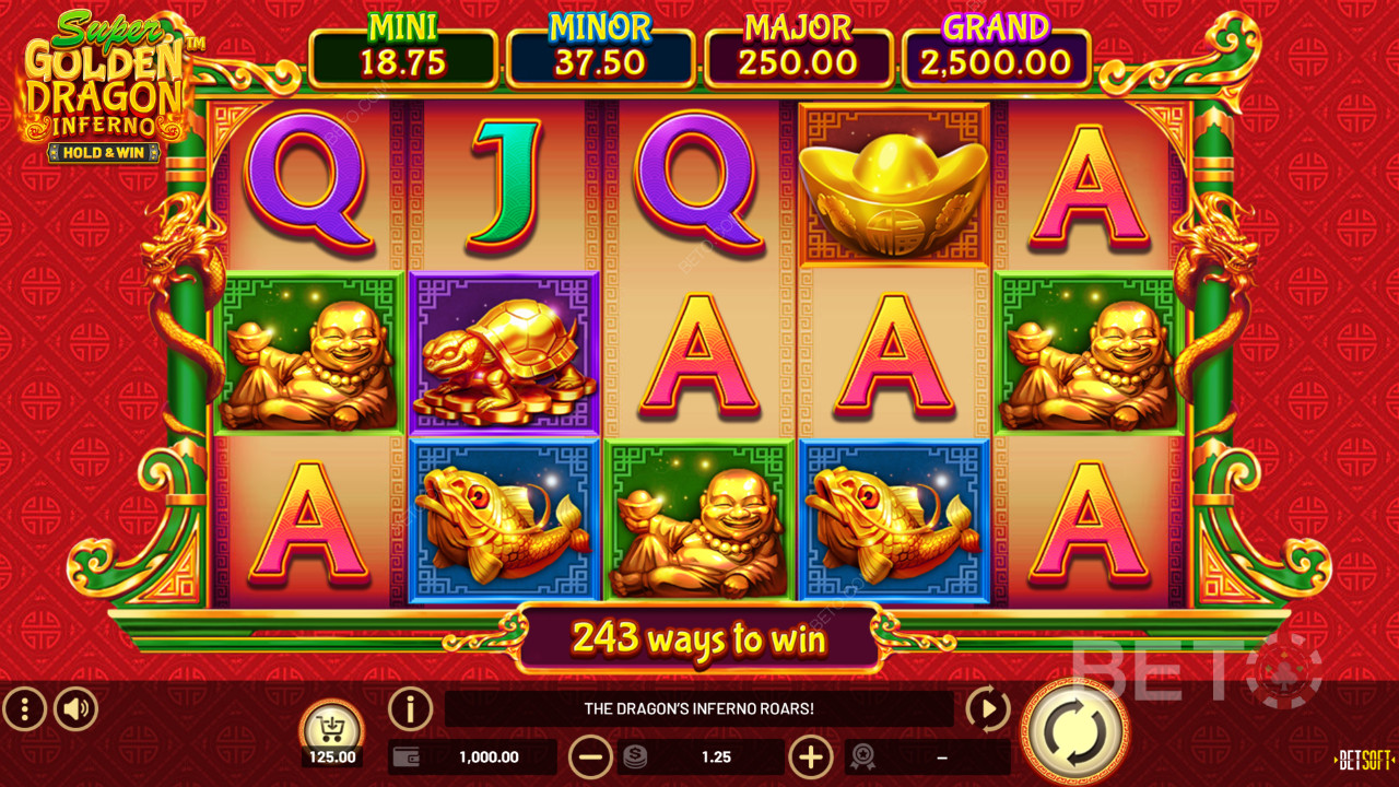 BETO Slots tarafından Super Golden Dragon Inferno İncelemesi
