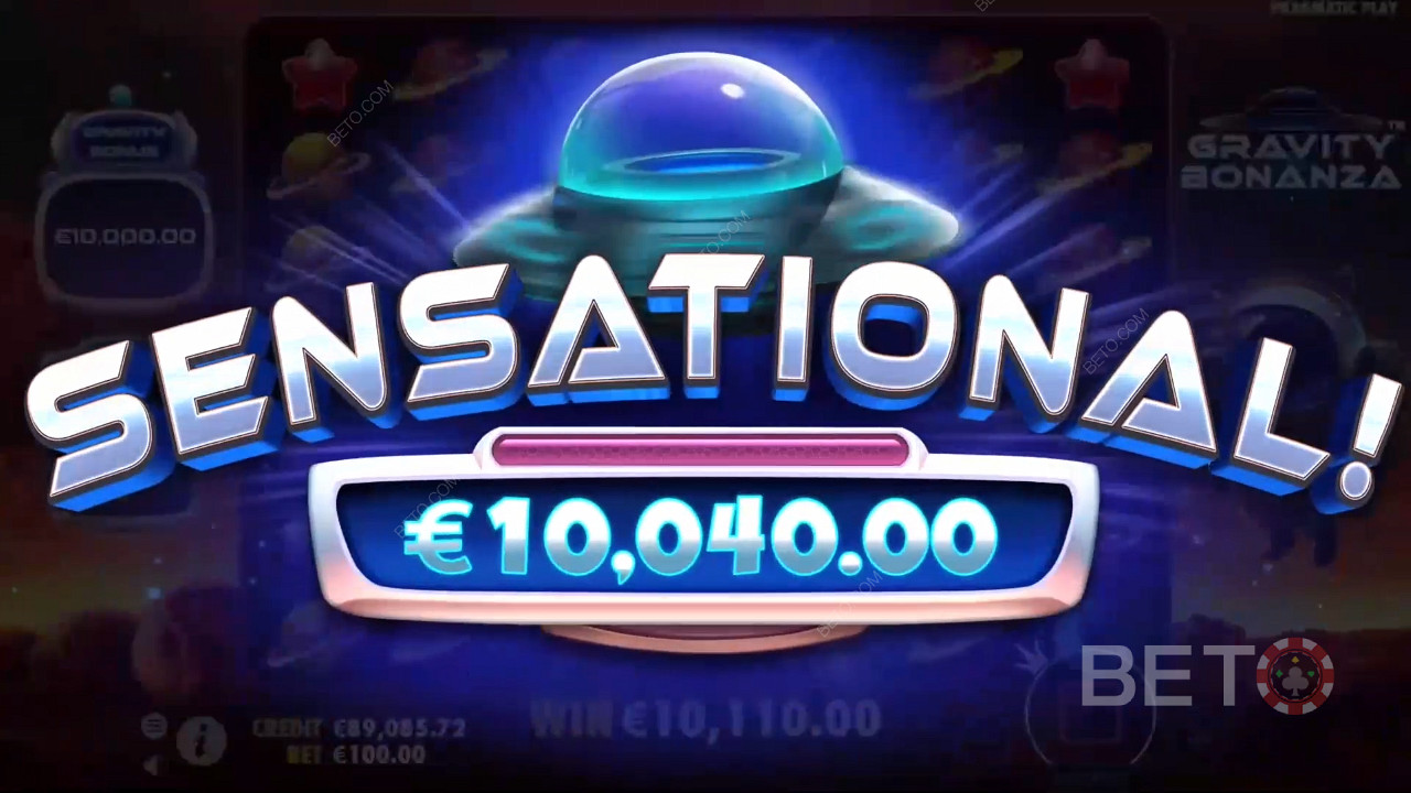 Gravity Bonanza Online Slot oyununda bahsinizin 10.000 katını kazanın!