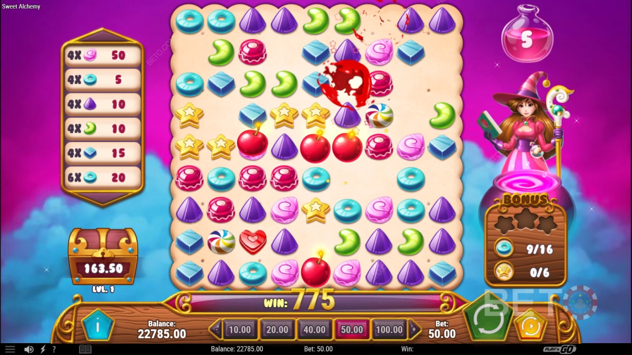 Sweet Alchemy BETO Slots tarafından incelendi