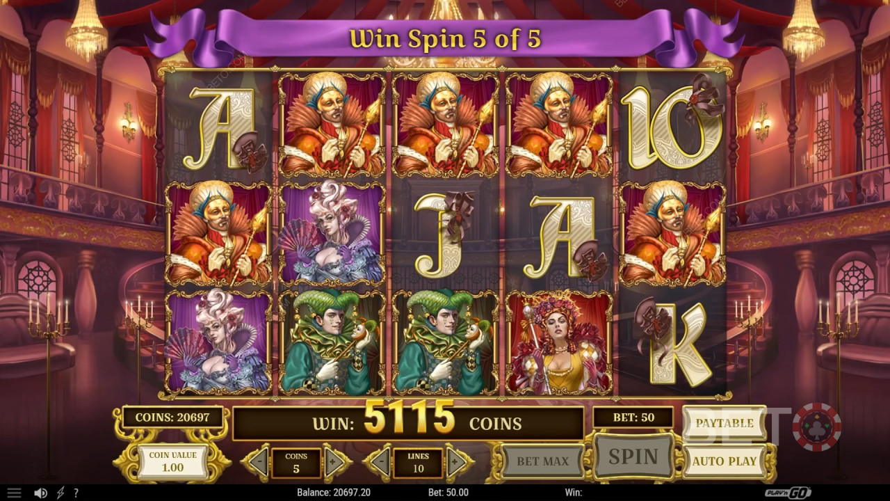 Royal Masquerade Online Slot - Değerlendirmemiz