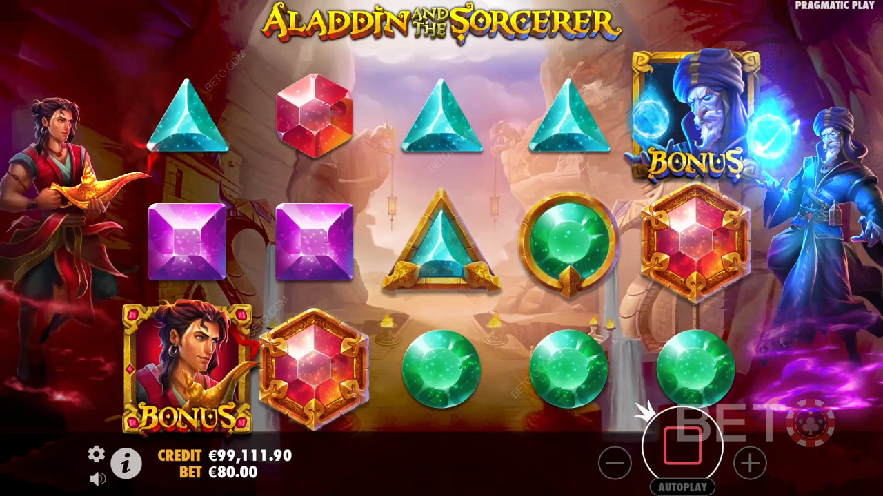 BETO Slots tarafından Aladdin ve Büyücü İncelemesi