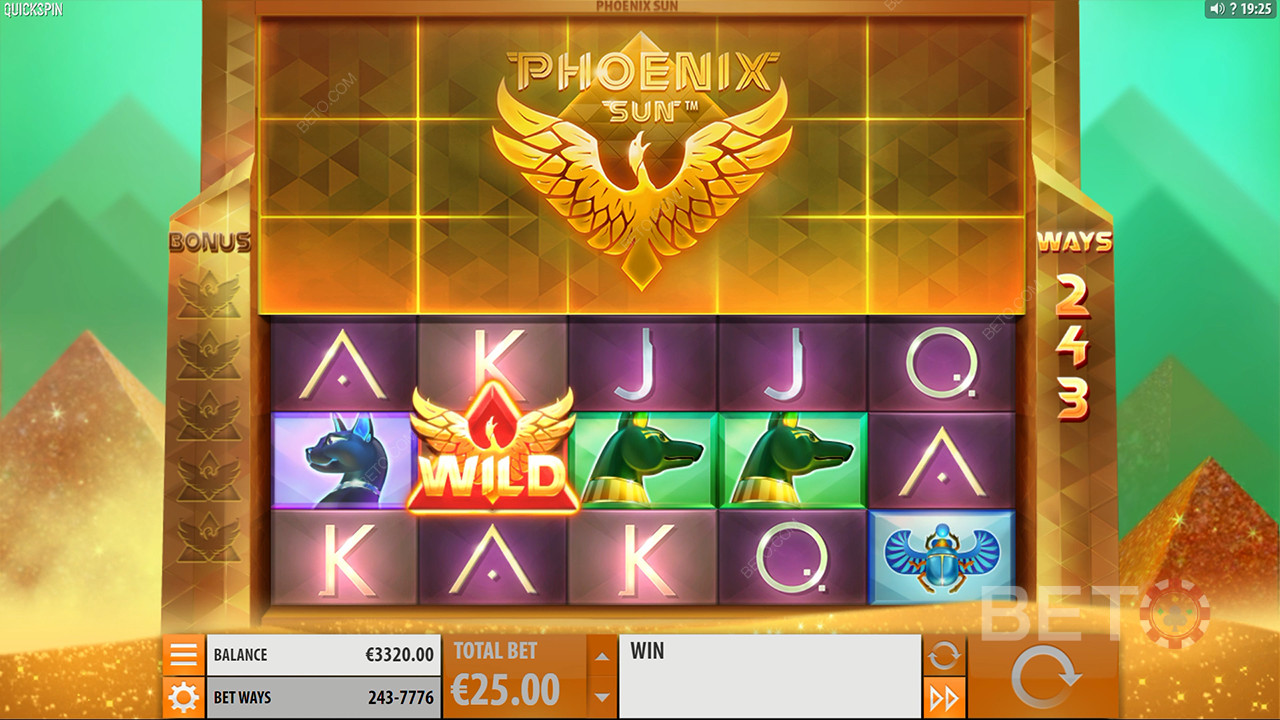 BETO Slots tarafından Phoenix Sun İncelemesi