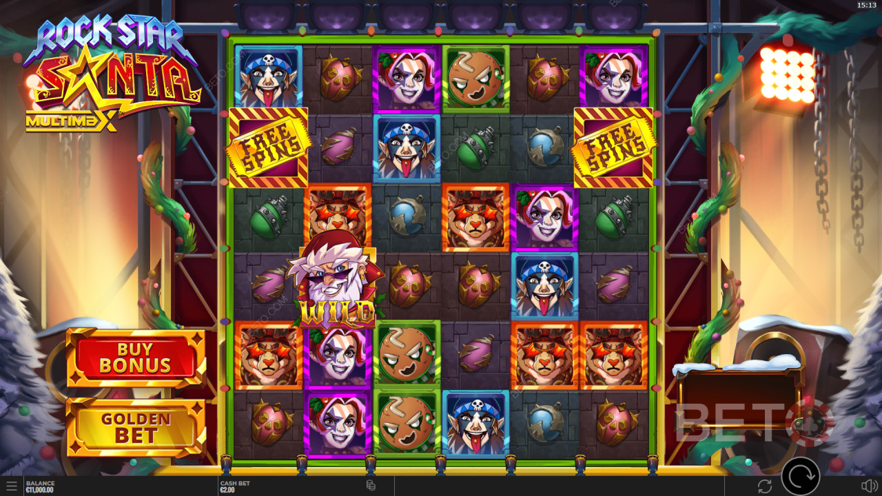 BETO Slots tarafından Rock Star Santa MultiMax İncelemesi