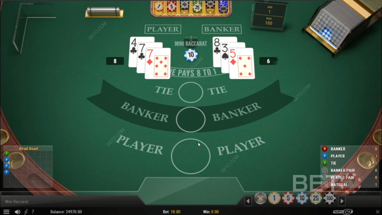 Mini Baccarat tarafından Play