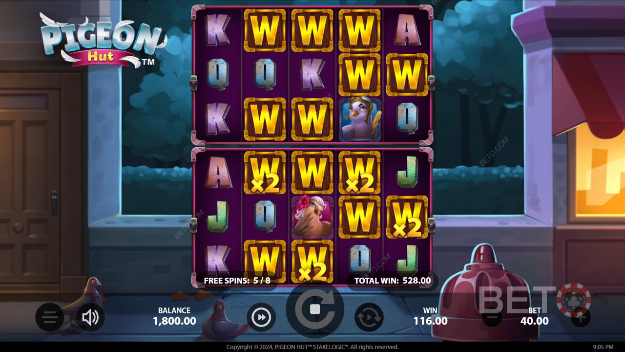 BETO Slots tarafından yapılan Pigeon Hut incelemesi