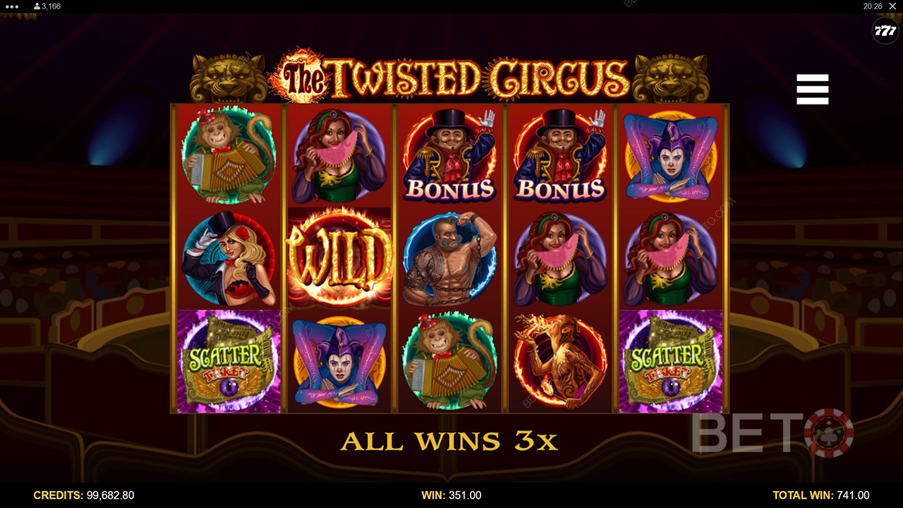 Twisted Circus: Çevirmeye Değer Bir Çevrimiçi Slot Oyunu mu?
