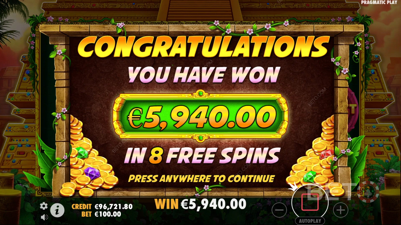 El Dorado: Altın Şehir slot makinesinde bahis tutarınızın 10.500 katını kazanın!