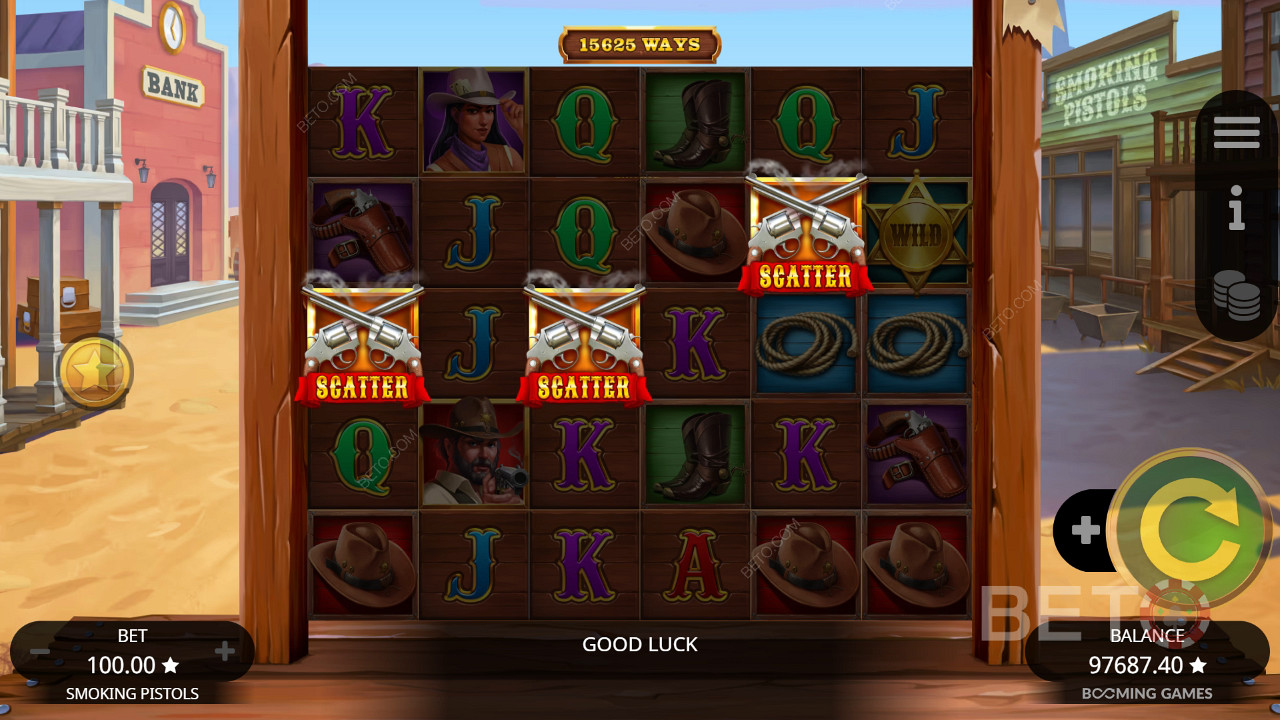 Smoking Pistols BETO Slots tarafından incelendi