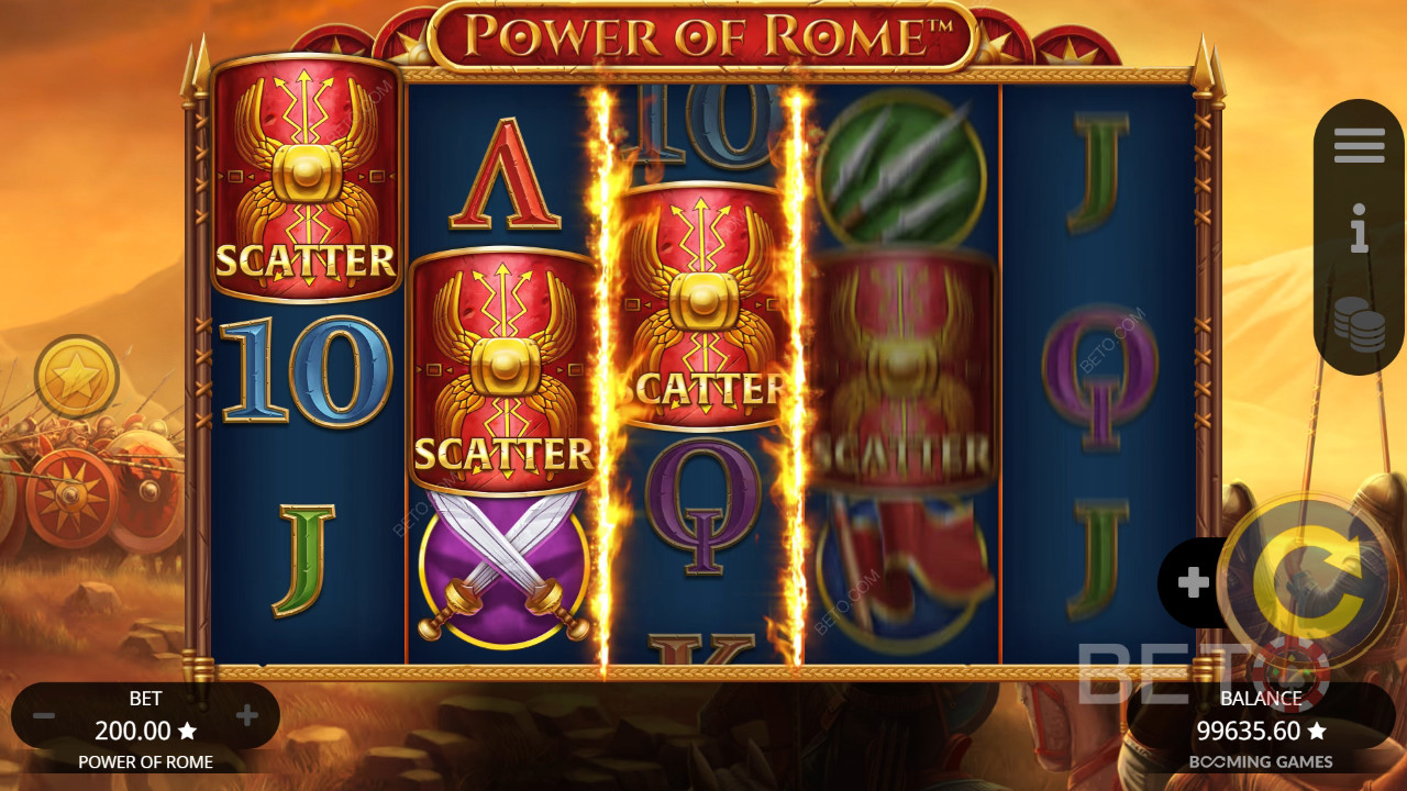 BETO Slots tarafından Power of Rome İncelemesi