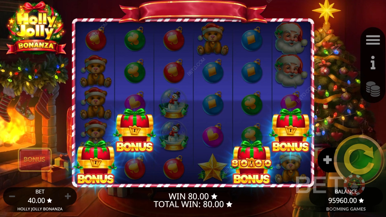 BETO Slots tarafından Holly Jolly Bonanza İncelemesi