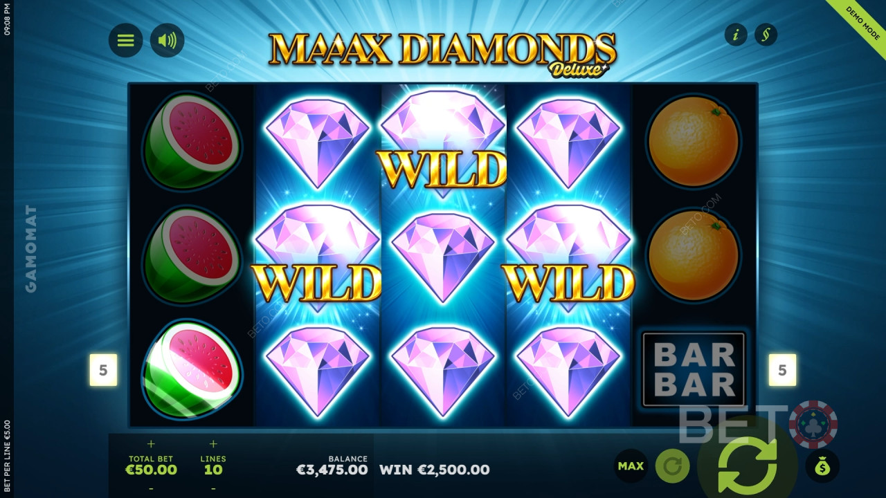 BETO Slots tarafından Maaax Diamonds Deluxe İncelemesi