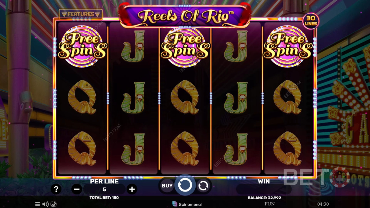 BETO Slots tarafından Reels Of Rio - Parti Zamanı İncelemesi