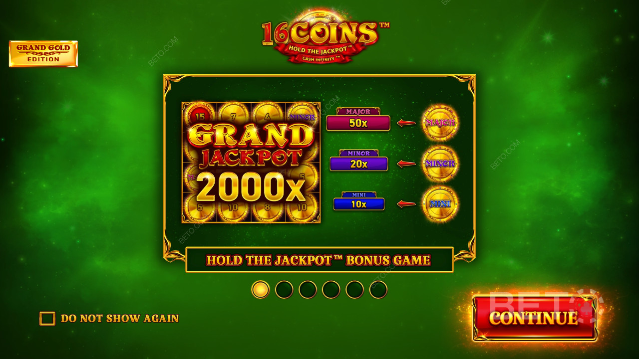 16 Coins Grand Gold Edition Slot Online