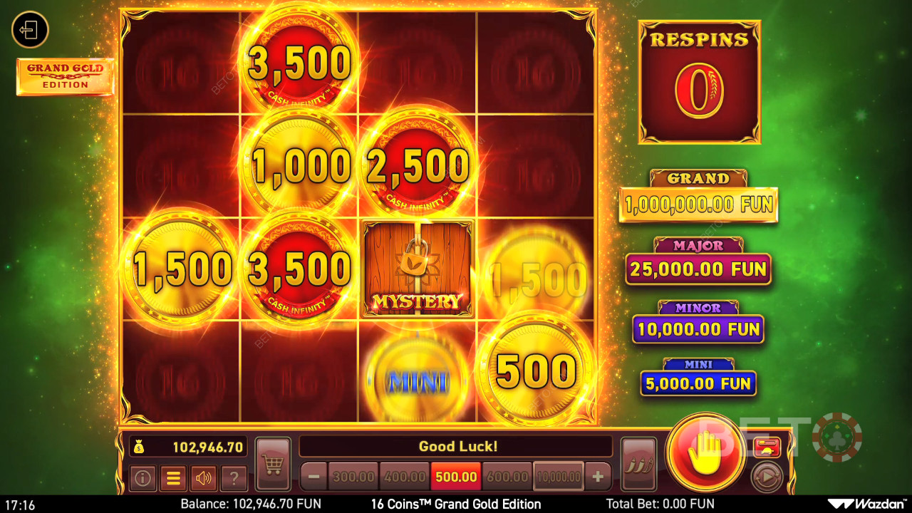 16 Coins Grand Gold Edition Slot Online Buna Değer mi?