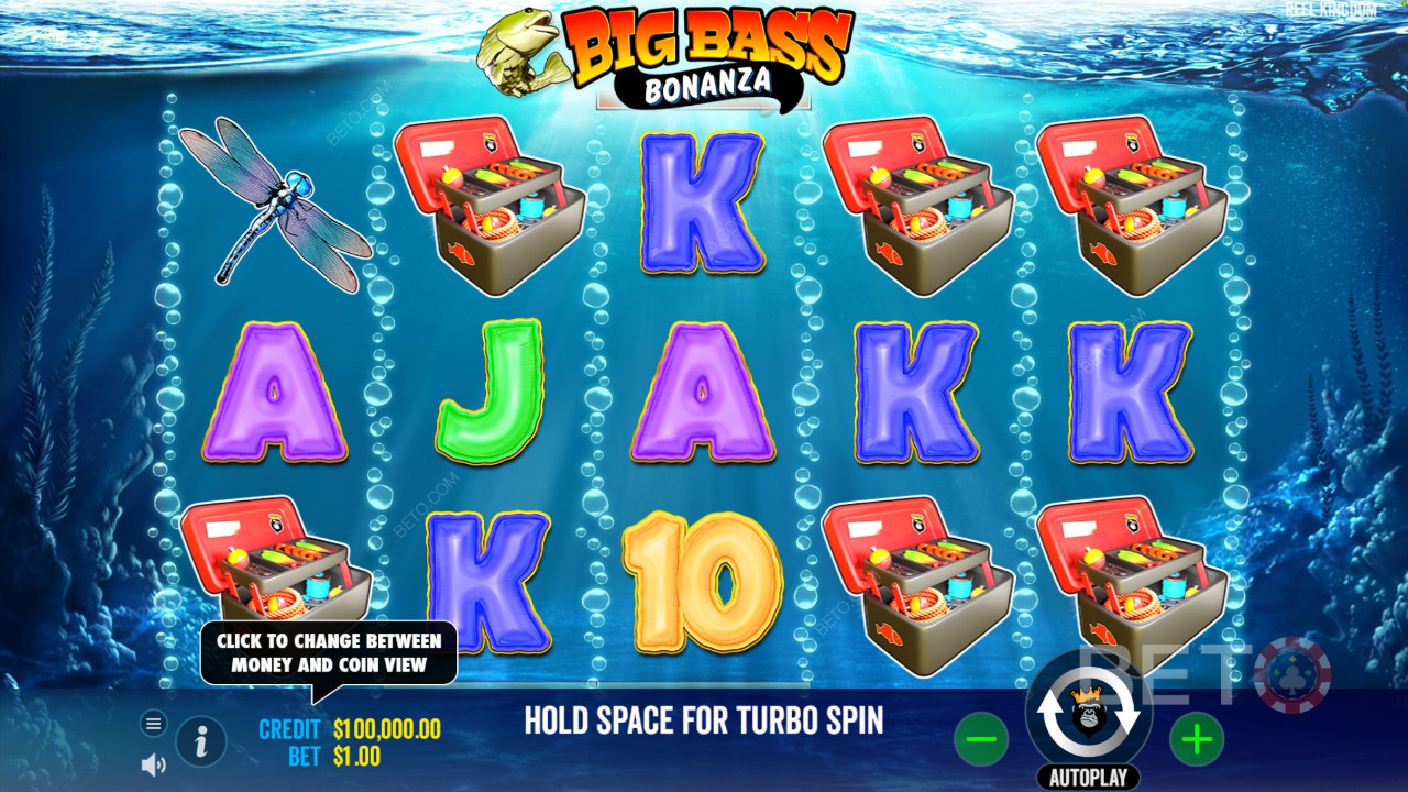 Big Bass Bonanza slotunda tema tabanlı harika semboller