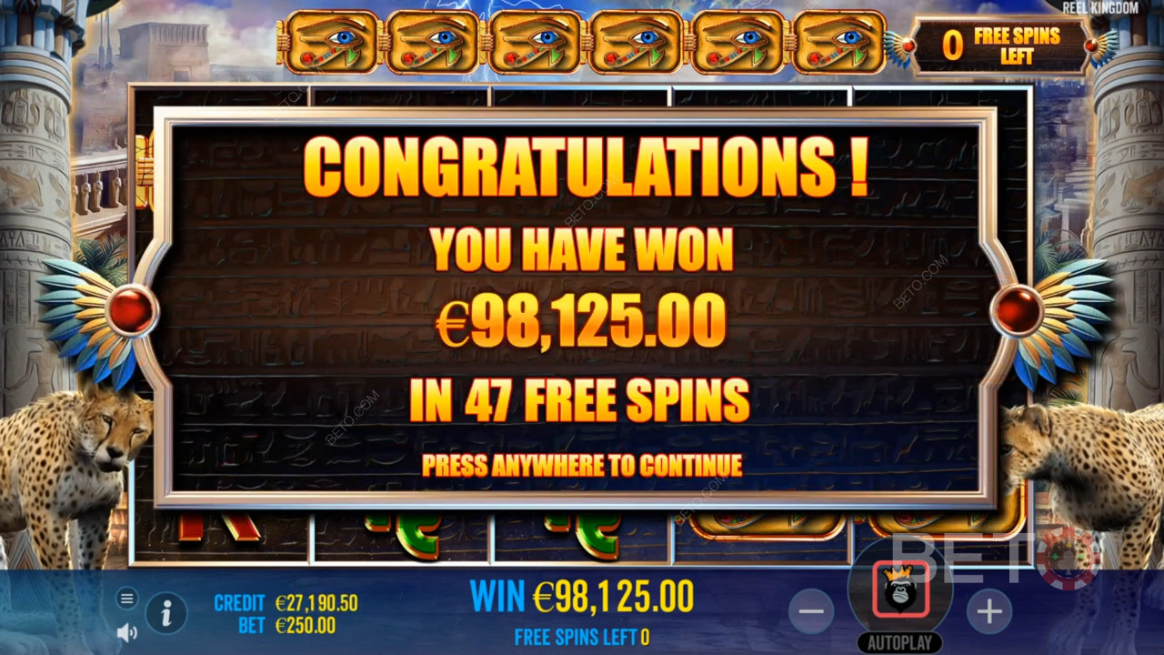 Eye of the Storm slot makinesinde birkaç ücretsiz dönüşün keyfini çıkarın