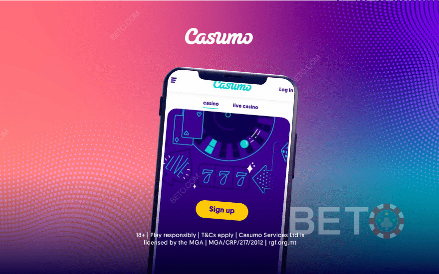 Tarayıcınızda oynayın veya Casumo mobil uygulamasını indirin
