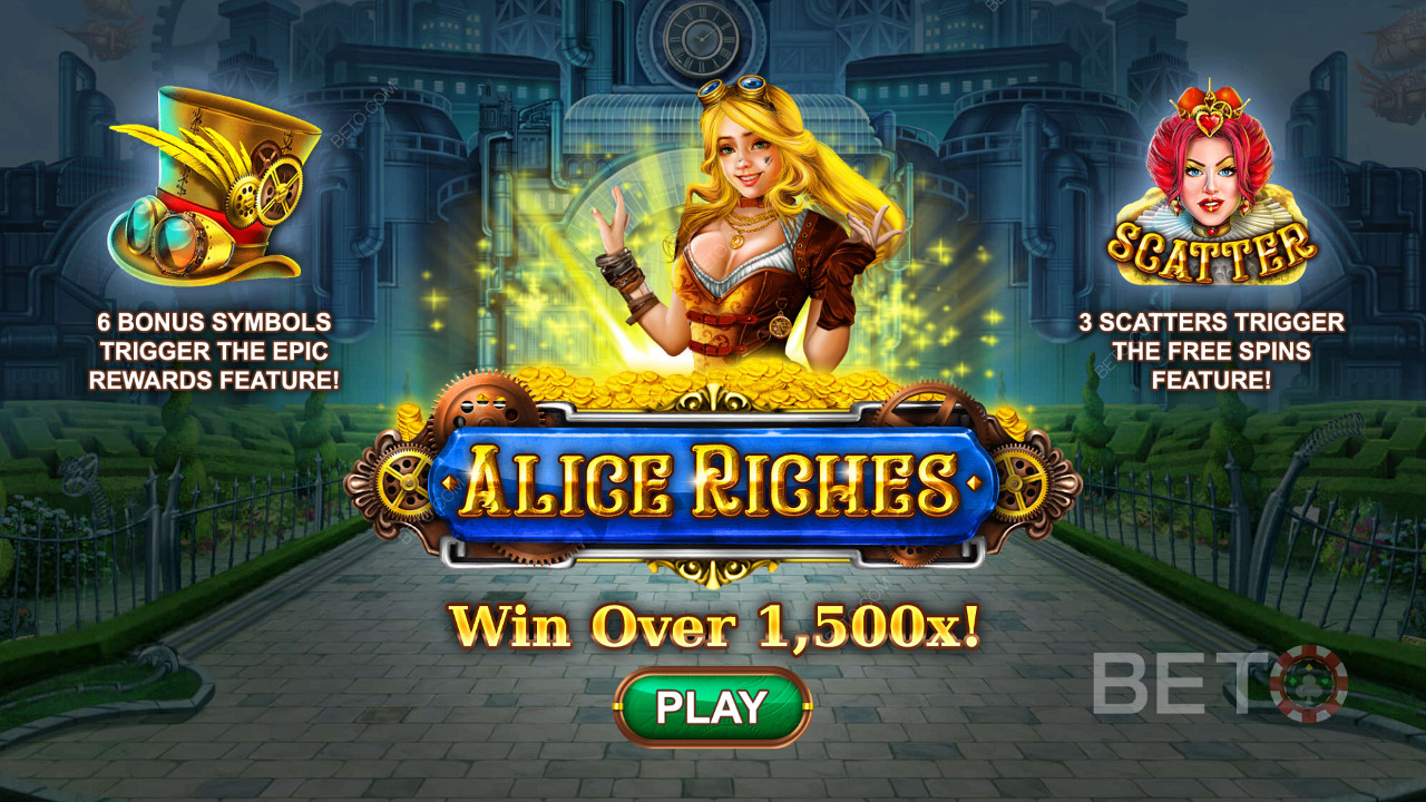 Harika oyun Alice Riches tarafından Pariplay