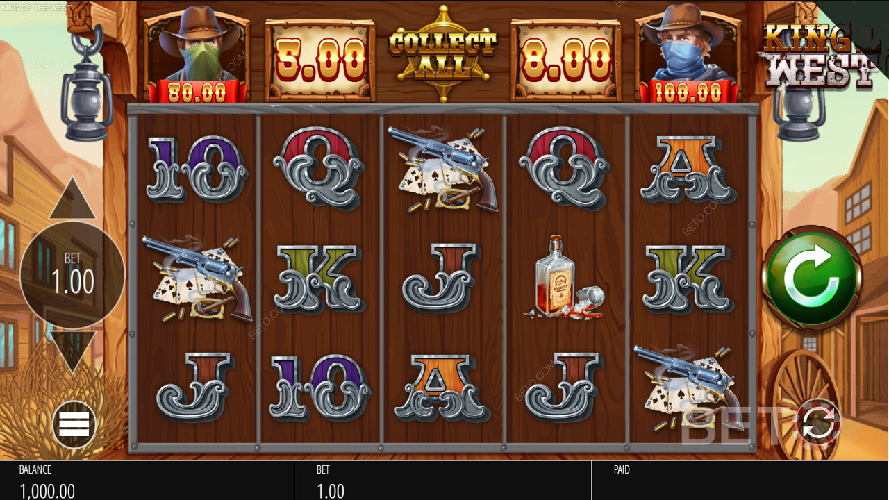 Batı temalı semboller King of The West