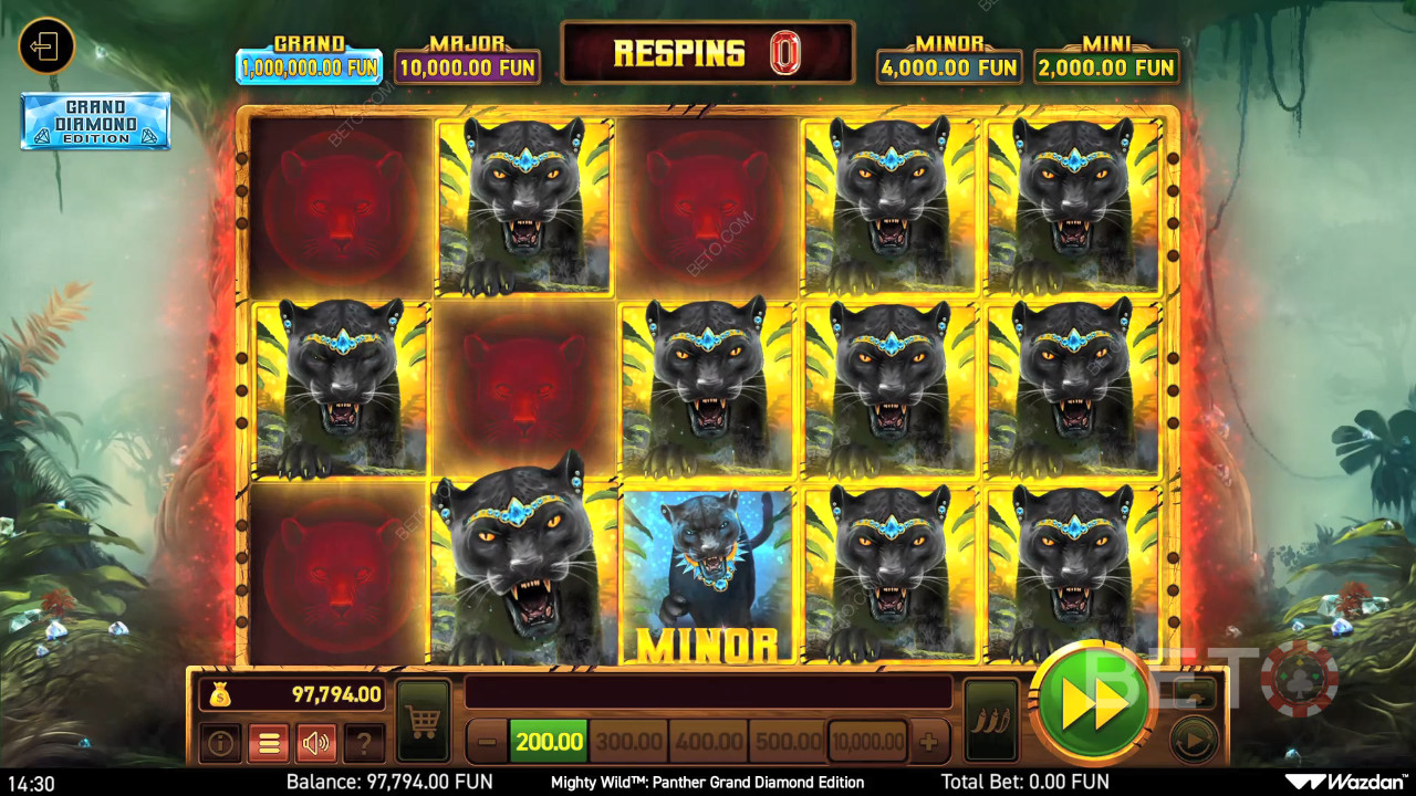 BETO Slots tarafından Mighty Wild: Panther Grand Diamond Edition İncelemesi