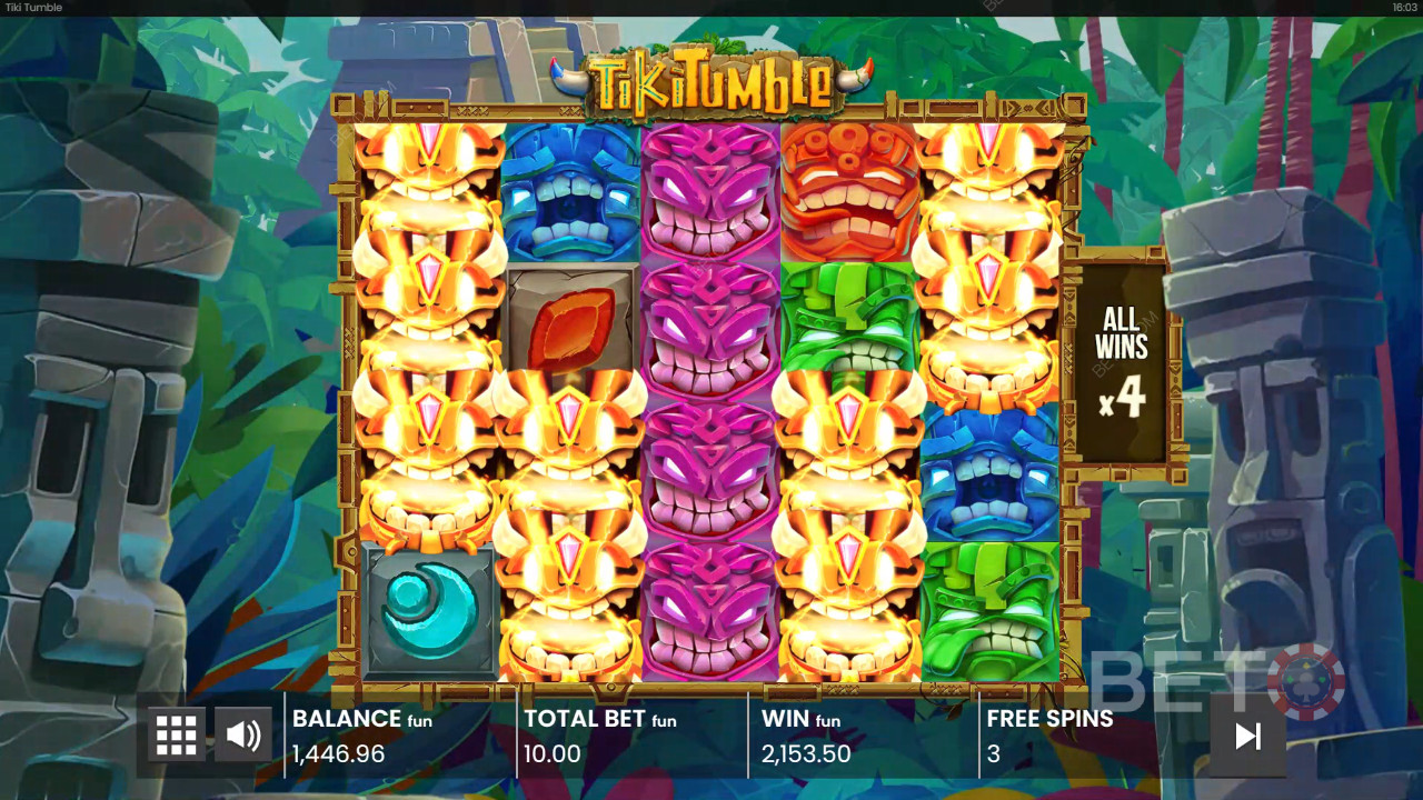 BETO Slots tarafından Tiki Tumble İncelemesi