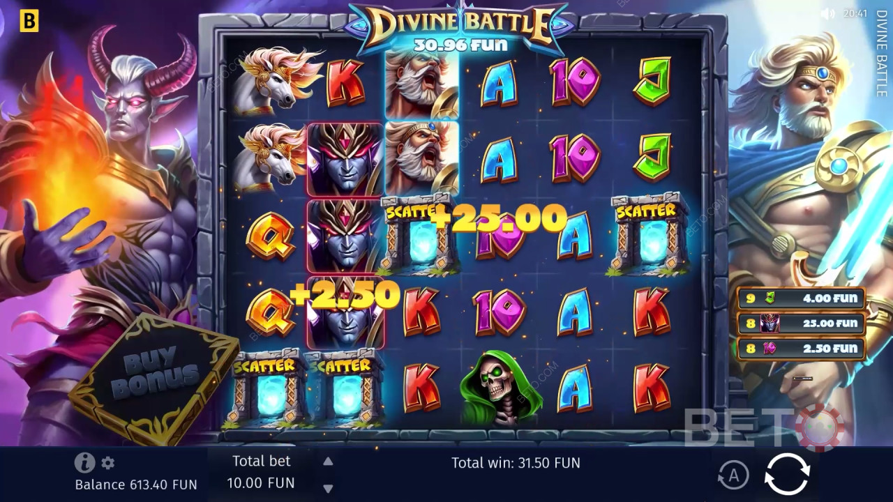 Divine Battle BETO Slots tarafından incelendi