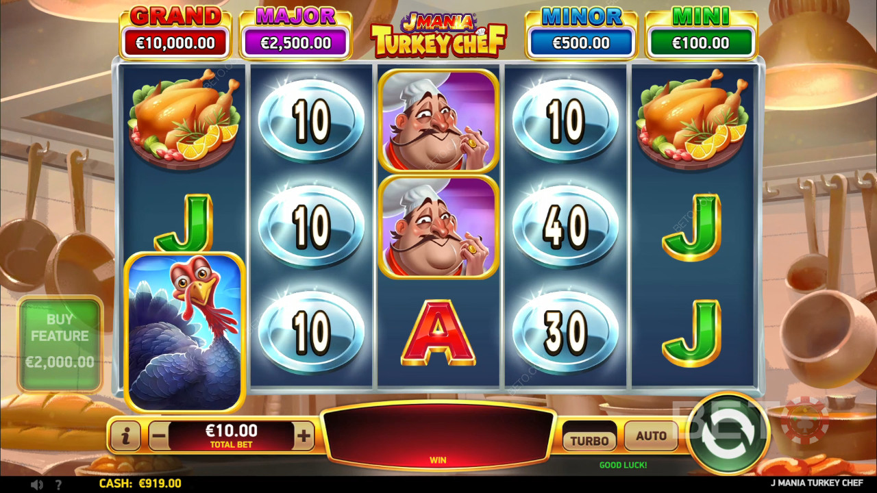 BETO Slots tarafından J Mania Turkey Chef İncelemesi