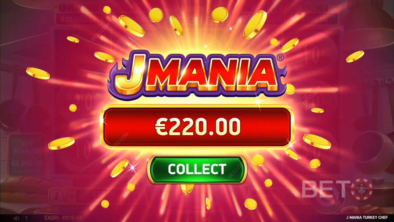 J Mania Turkey Chef Slot oyununda bahsinizin 3,910 katını kazanın!