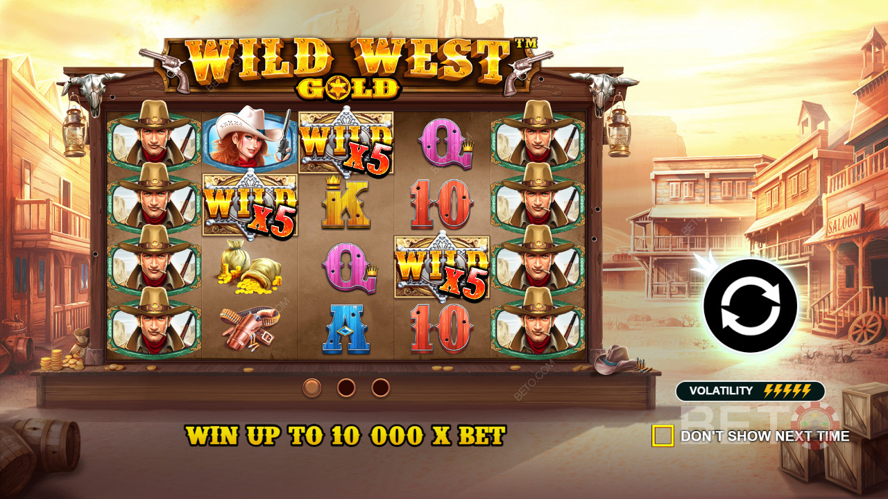Ödüllendirici Wild sembolleri şu oyunlarda ödeme yapılmasına yardımcı olur Wild West Gold
