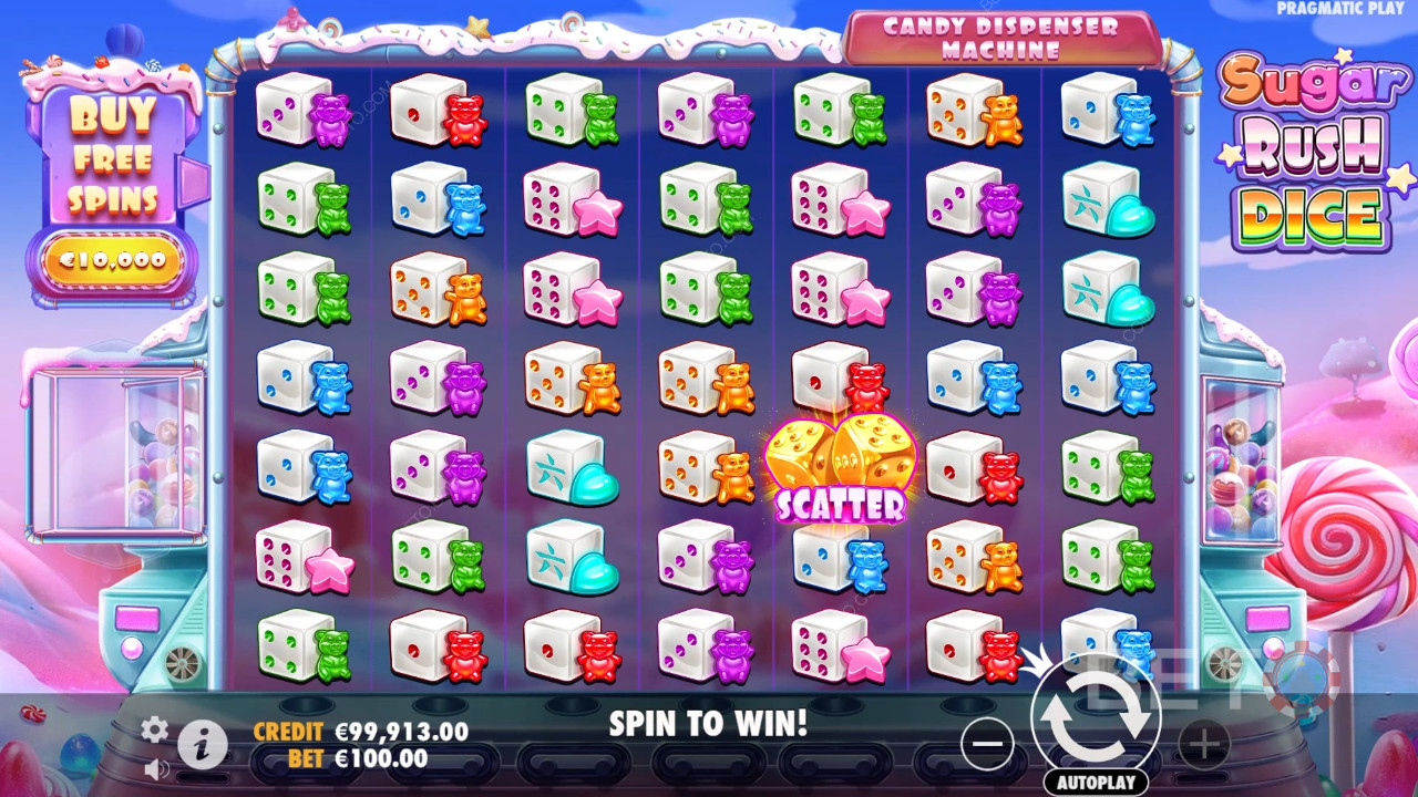 Sugar Rush Dice Online Slot için Karar