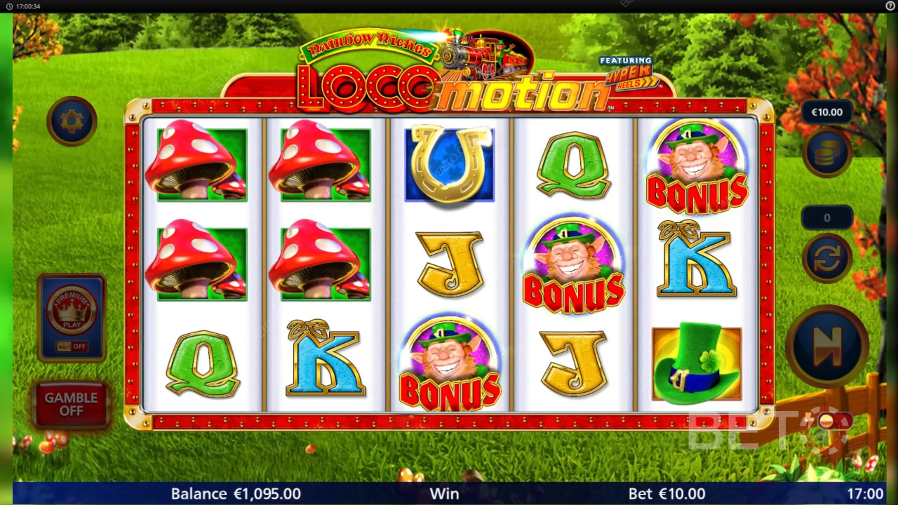Bonus Özellikler Rainbow Riches Locomotion by Light and Wonder