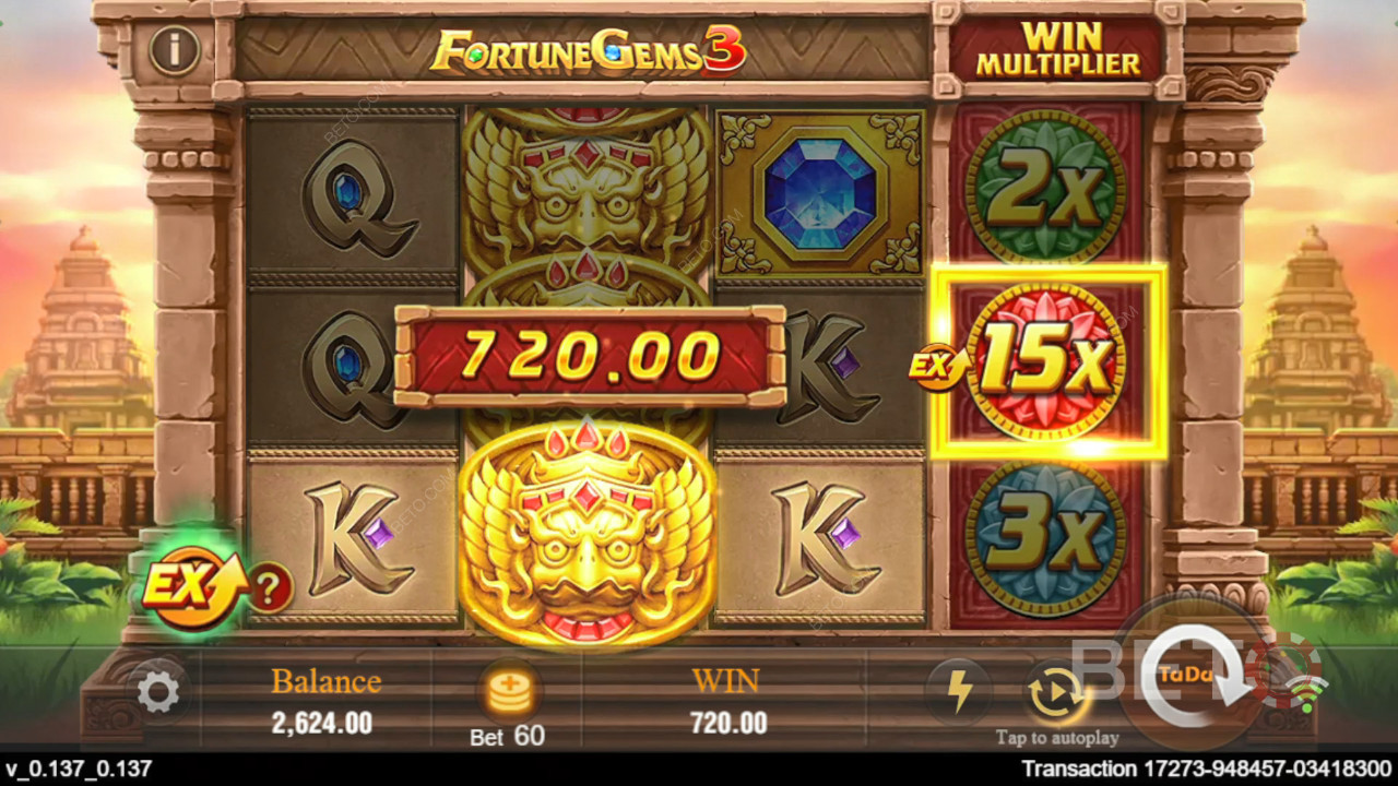 Fortune Gems 3 BETO Slots tarafından incelendi