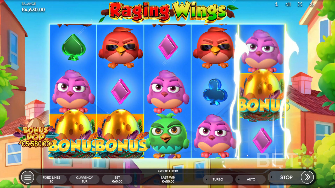 BETO Slots tarafından Raging Wings İncelemesi
