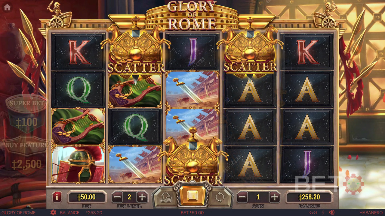 BETO Slots tarafından Glory of Rome İncelemesi