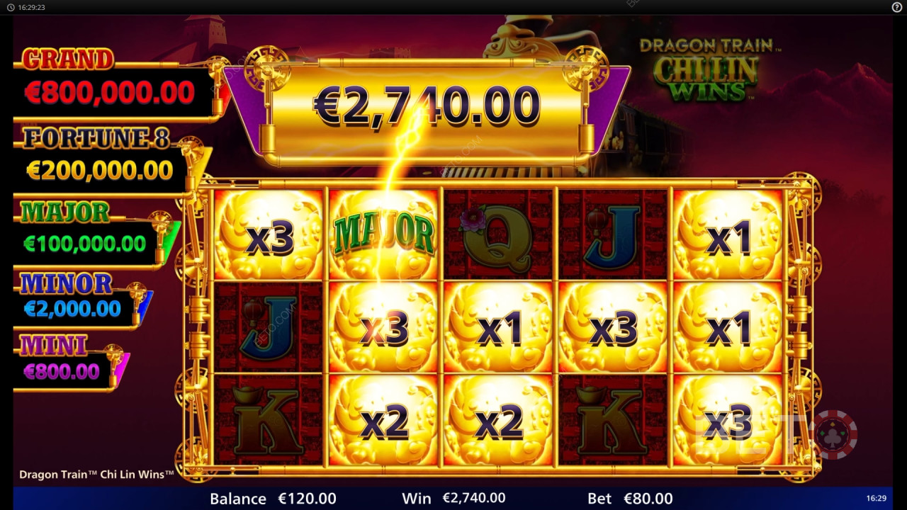 Dragon Train Chi Lin Wins Slotunda bahsinizin 10.000 katını kazanın!