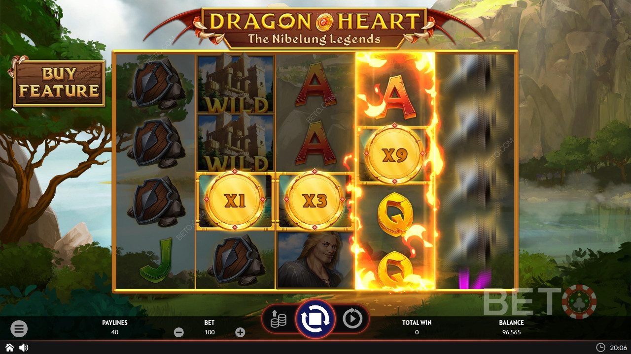 BETO Slots tarafından Dragonheart - Nibelung Efsaneleri İncelemesi