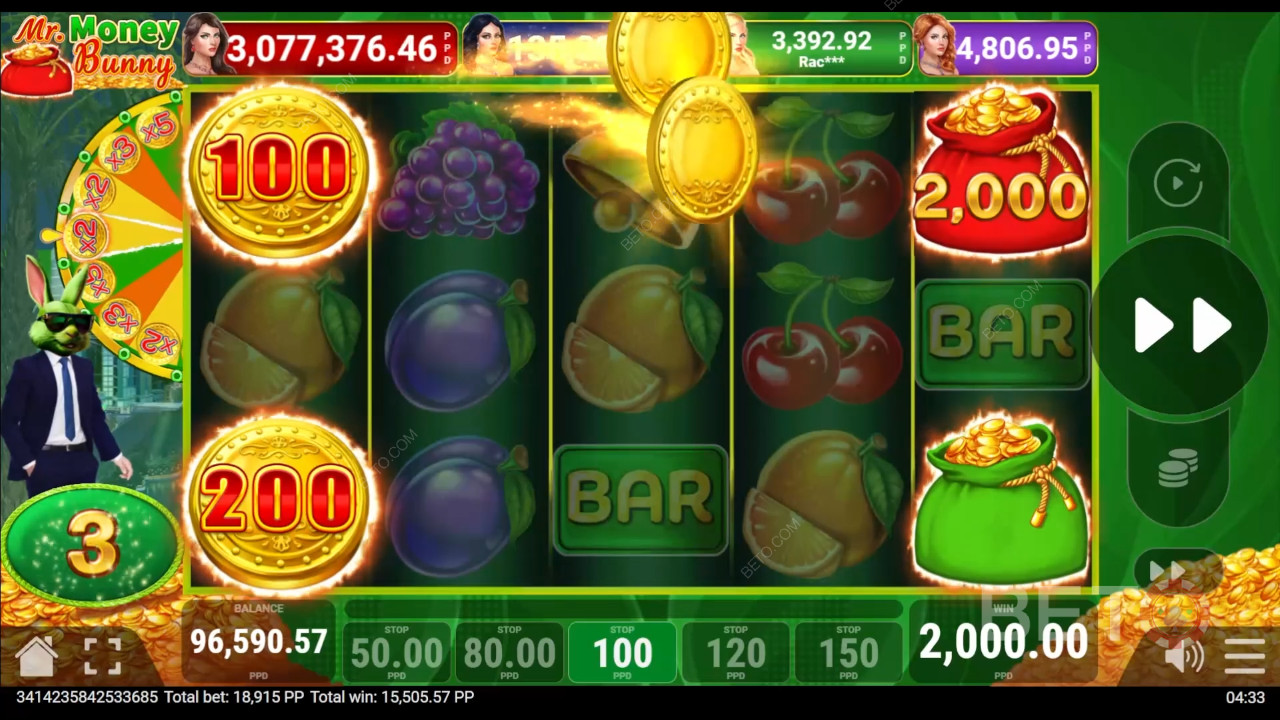 Money Bunny Video Slotunda bahsinizin 3,500 katını kazanın!