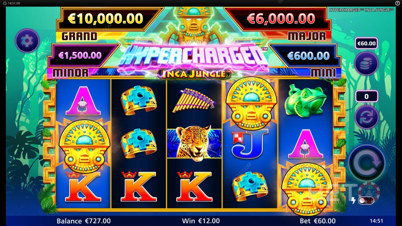BETO Slots tarafından Hypercharged Inca Jungle İncelemesi